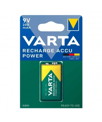 Varta 9V 200mAh Şarj Edilebilir Pil