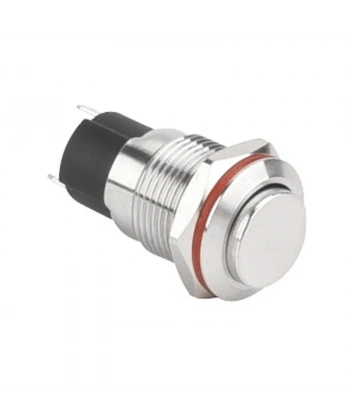 WD12A-G1Z 12mm Çıkık Anahtarlı Metal Buton