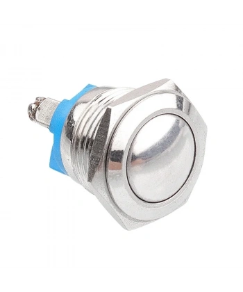 WD16H-Q0 16mm Bombeli Yaylı Metal Buton