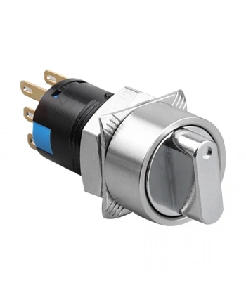 WD16X-P1 16mm Anahtarlı Mandal Buton 2NO+2NC