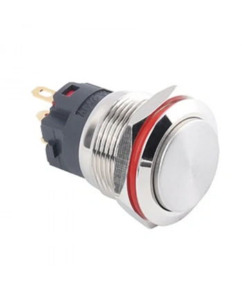 WD19A-G1Z 19mm Çıkık Anahtarlı Metal Buton