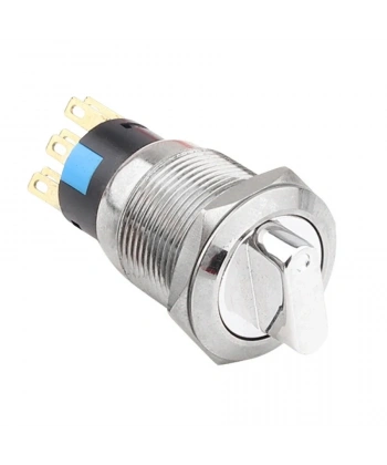 WD19X-P1 19mm Anahtarlı Mandal Buton 2NO+2NC