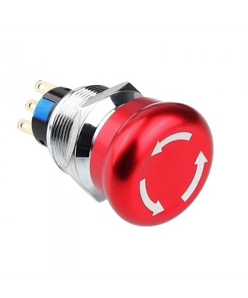 WD22M-Q1 22mm Metal Acil Stop Butonu 1NO+1NC