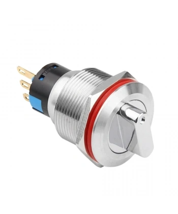 WD22X-P1 22mm Anahtarlı Mandal Buton 1NO+1NC