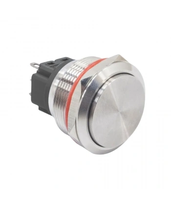 WD25B-G1 25mm Çıkık Yaylı Metal Buton