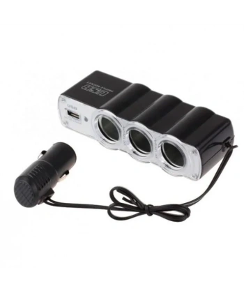 WF-0120 3lü USBli Çakmaklık Çoklayıcı