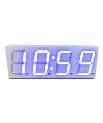 Wifi 4 Digit Led Display Saat / Alarm Modülü - Mavi