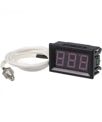 XH-B310 12V K tipi M6 Termokupl Dijital Termometre - Kırmızı