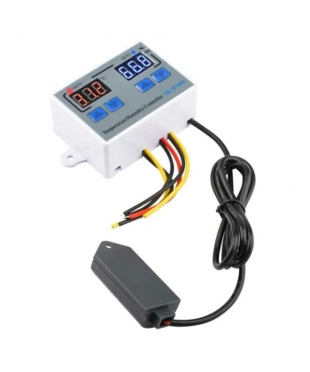 XK-W1099 24V Sıcaklık ve Nem Ölçer Ekranlı Röle Modülü - Termostat
