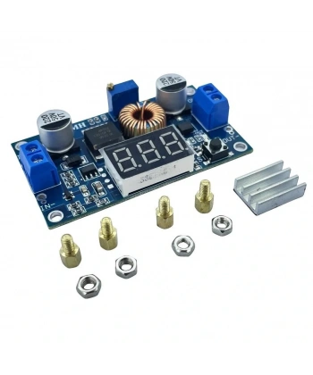XL4015 75W 5A DC-DC Voltmetre Ekranlı (3Digits) Voltaj Düşürücü Modül