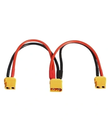 XT60 1 Erkek - 2 Dişi Y Splitter Paralel Dönüştürücü Kablo 20cm