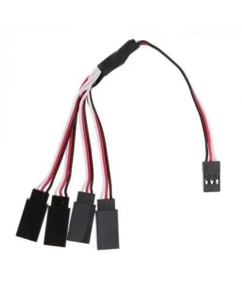 Y Tipi Servo Kablosu 60cm - 1JR Erkek 4 Futaba Dişi