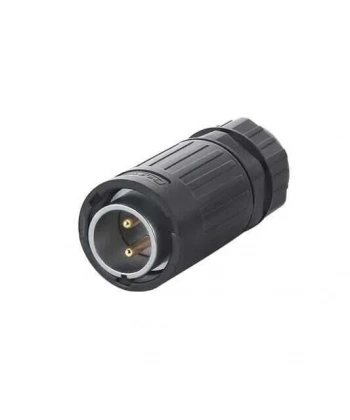 YA-20-C02PE-01-001 2-Pin Su Geçirmez Konnektör - Erkek
