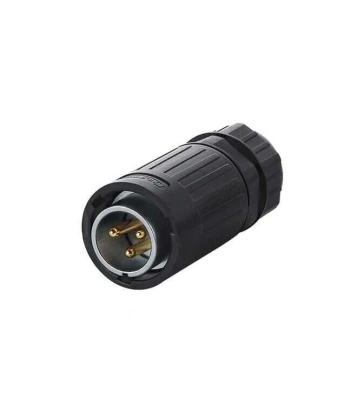 YA-20-C03PE-01-001 3-Pin Su Geçirmez Konnektör - Erkek