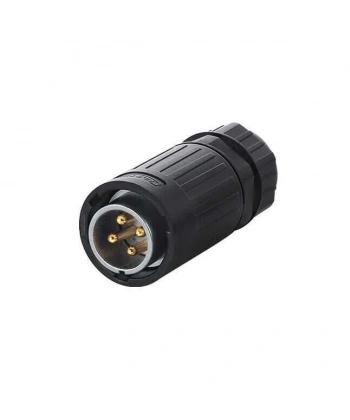 YA-20-C04PE-01-001 4-Pin Su Geçirmez Konnektör - Erkek
