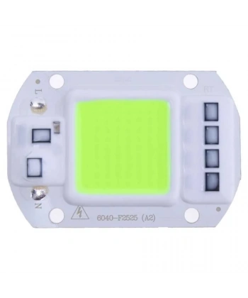 Yeşil 220V Projektör Cob Led 50W Driver Çipli