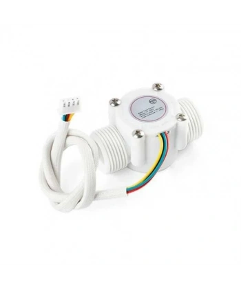 YF-S403 5-18V Sıcaklık Algılamalı Su Akış Sensörü Debimetre G3/4 1-30L/Dk