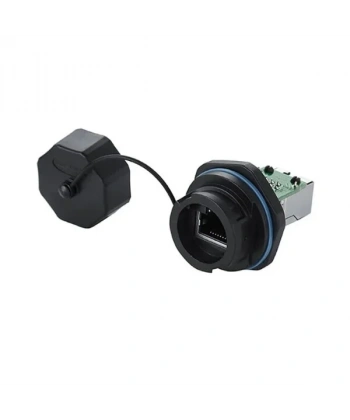 YT-RJ45-JSX-01-001 Su Geçirmez Ethernet Konnektörü - Dişi