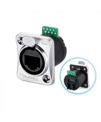 YT-RJ45-JSX-19-001 Su Geçirmez Ethernet Konnektörü - Dişi