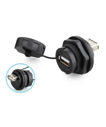 YU-USB2-JSX-01-001 Su Geçirmez USB Konnektör - Dişi