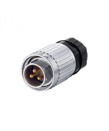 YW-16-C03PE-03-001 3-Pin Su Geçirmez Konnektör - Erkek