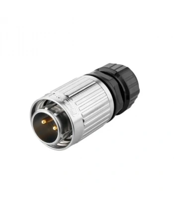YW-20-C02PE-03-001 2-Pin Su Geçirmez Konnektör - Erkek