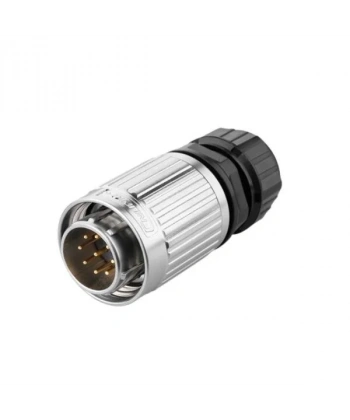 YW-20-C09PE-03-001 9-Pin Su Geçirmez Konnektör - Erkek