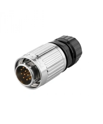 YW-20-C12PE-03-001 12-Pin Su Geçirmez Konnektör - Erkek