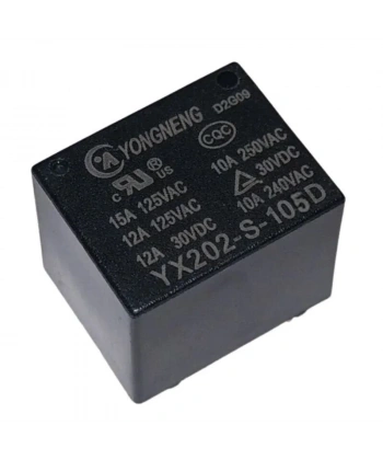 YX202-S-105D 5V 10A Röle 5-Pin