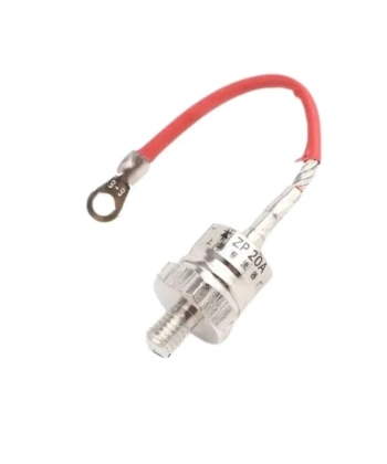 ZP20A 20A 1600V Kablolu Metal Vidalı Diyot - Anot