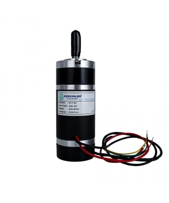 ZYT52RA 24V 570Rpm Planet Redüktörlü Encoderli Motor