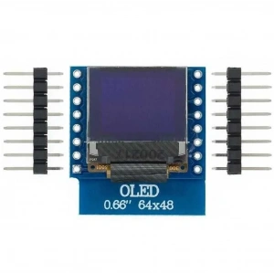 0.66 64x47 Oled Grafik Lcd Ekran - Beyaz