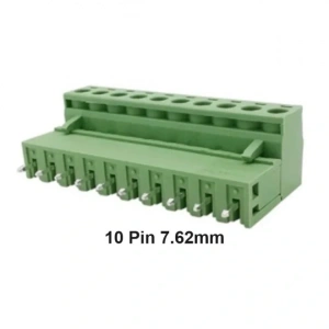 10 Pin 7.62mm Geçmeli 180C Takım Klemens