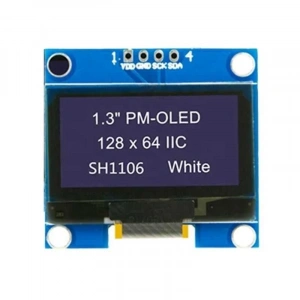 1.3 128X64 OLED Ekran Beyaz GME12864-80