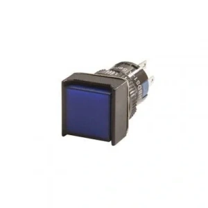 16mm 24V Mavi Anahtarlı Kare Buton CD-AF-11DZ/24V/B
