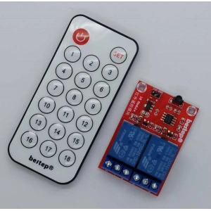 2 Kanal IR Kumandalı Röle Kartı 12 Volt