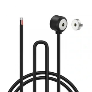 2-Pin 15mm 90C Kablolu Pogo Pin Manyetik Konnektör Takımı
