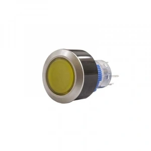 22mm 24V Sarı Anahtarlı Buton CD-AWY-11DZ/24V/Y