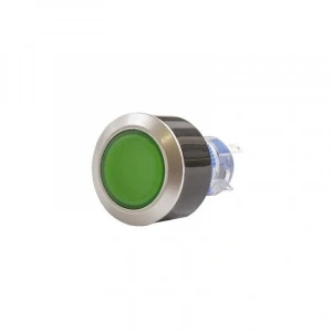 22mm 24V Yeşil Yaylı Buton CD-AWY-11D/24V/G
