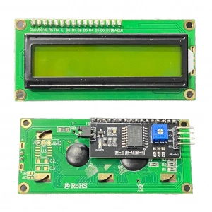 2x16 LCD - LCD1602 Yeşil Ekran + IIC/I2C Arayüz Modülü