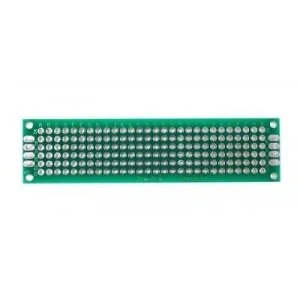 2x8cm Epoxy Çift Taraflı Delikli Plaket