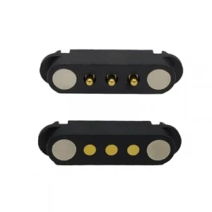 3-Pin 2.54mm Pogo Pin Manyetik Konnektör Takımı