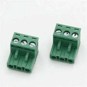 3 Pin 5.08mm Dişi Geçmeli Yeşil Klemens