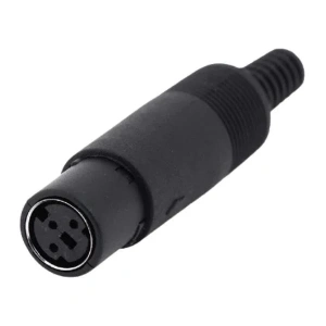 3 Pin Dişi Mini DIN Konnektör