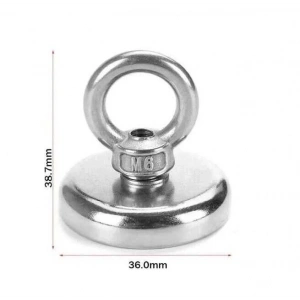36mm Fishing Magnet - Neodyum Pot Mıknatıs