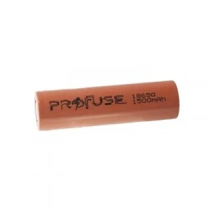 3.7V 1500mAh 18650 Li-ion Şarjlı Pil - Başsız