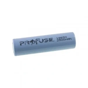 3.7V 2500mAh 18650 Li-ion Şarjlı Pil - Başsız