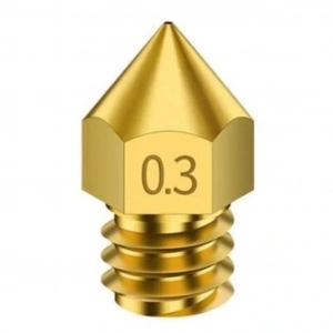 3D Yazıcı-Printer MK8 0.3mm Pirinç Nozzle