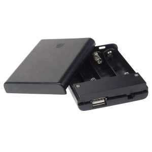 4lü AA Pil Yuvası - USB Çıkışlı