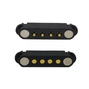 4-Pin 2.54mm Pogo Pin Manyetik Konnektör Takımı